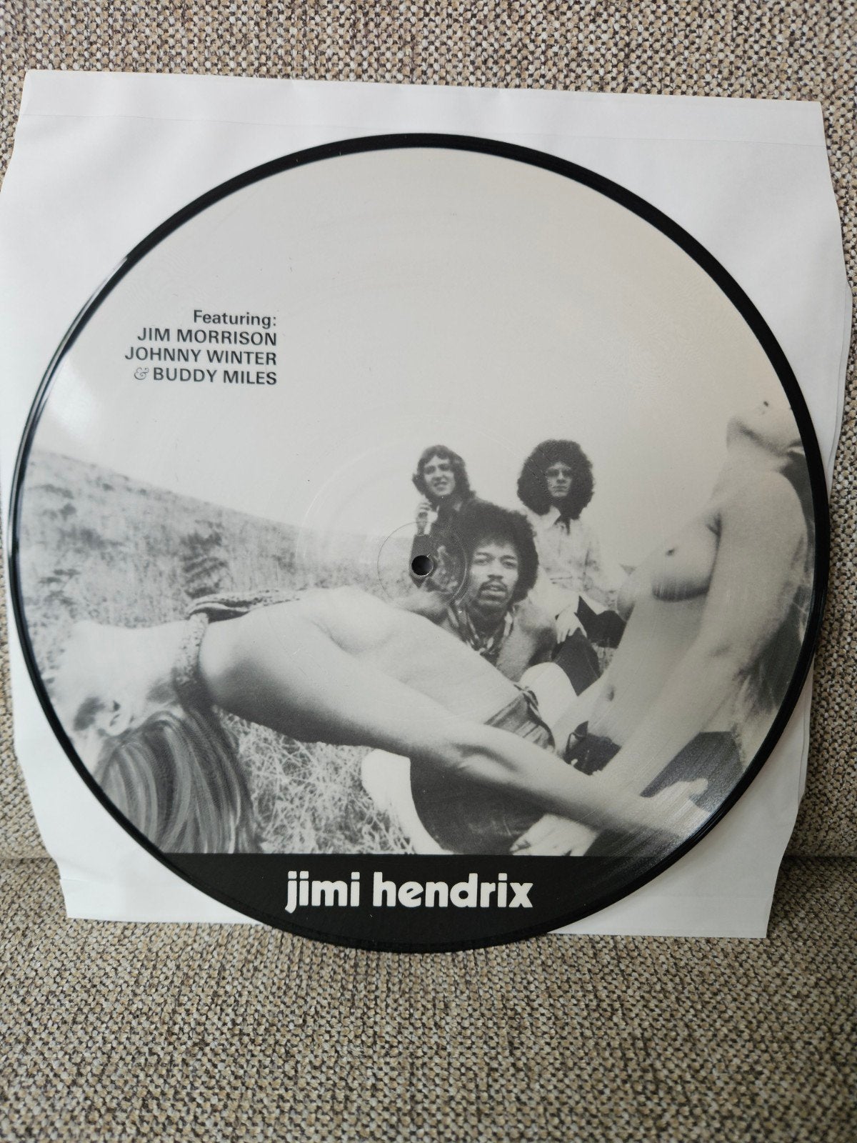 Jimi Hendrix Picture Disc LP - Woke Up This Morning, Cd's en Dvd's, LP, Picture disc, Ophalen of Verzenden, Zo goed als nieuw