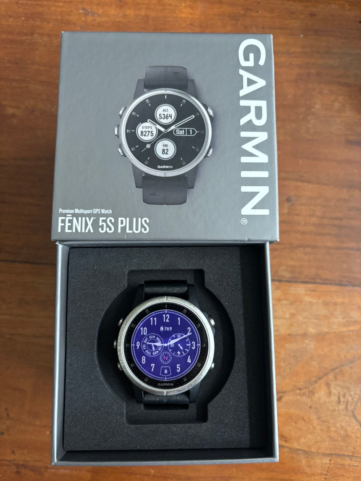 Garmin Fenix 5s plus, Ophalen of Verzenden, Gebruikt, Zwart, Android