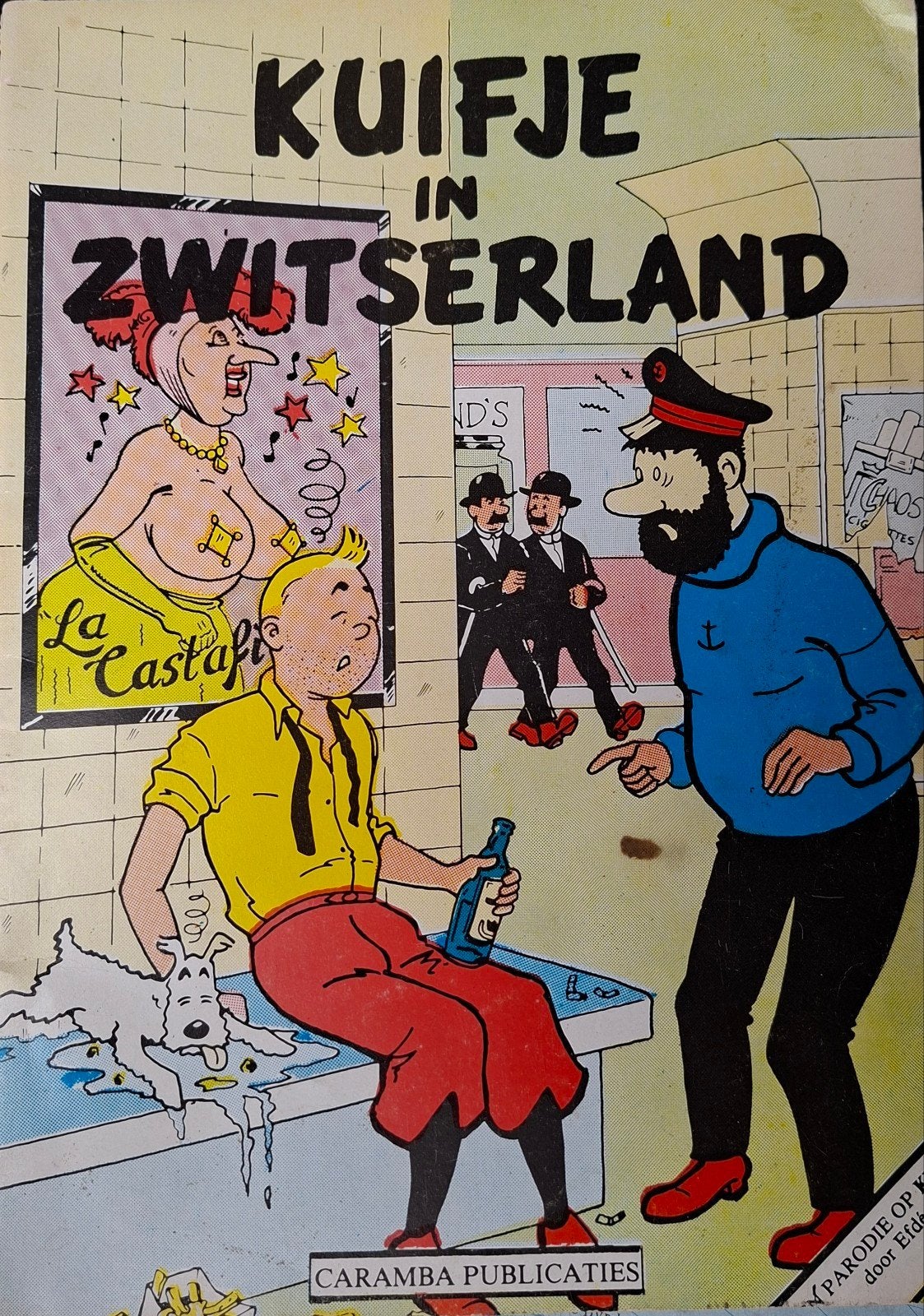 Speciale Kuifje. in Zwitserland.  zwart wit, Boeken, Eén stripboek, Verzenden