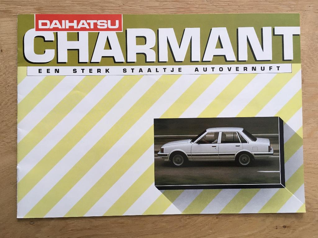 Autofolder/Brochure Daihatsu Charmant 1991, Ophalen of Verzenden, Nieuw, Overige merken
