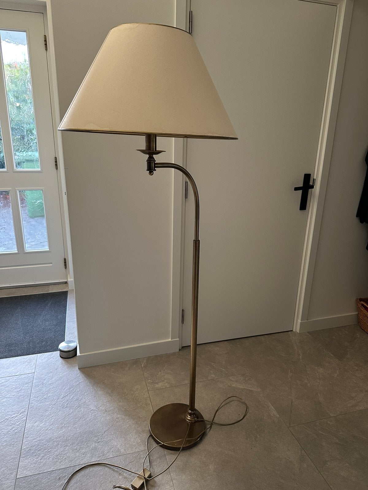 Staande lamp, Ophalen, Gebruikt, E27 (groot), Metaal