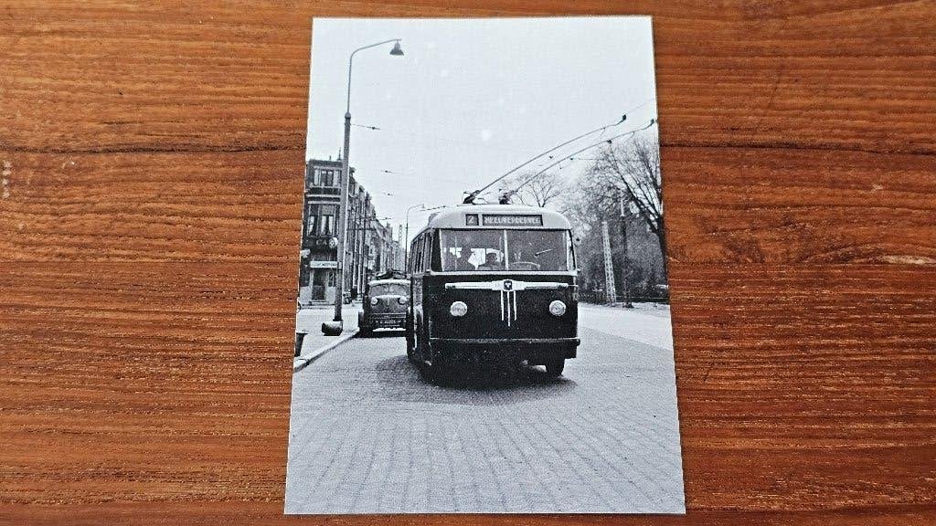 Foto BUS Trolleybus GVB Groningen 106, Verzenden, Gebruikt, Bus of Metro, Overige typen