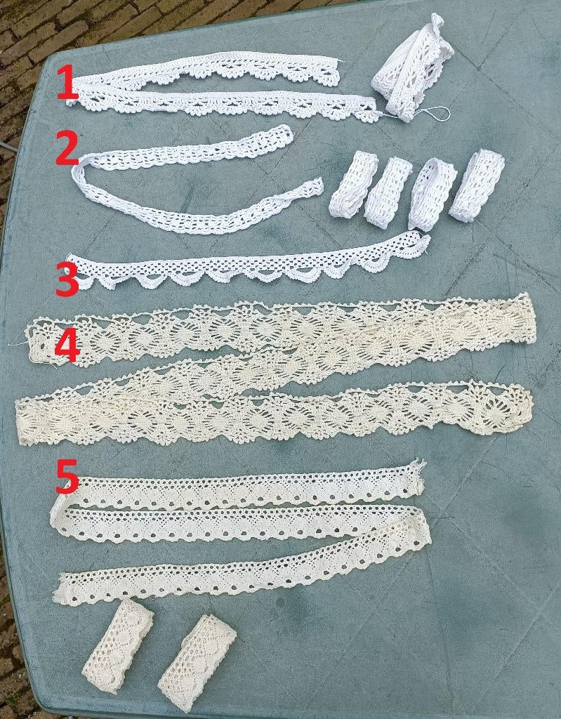 Origineel vintage gehaakte kastrandjes (N73), Ophalen of Verzenden, Nieuw, Haken, Overige typen