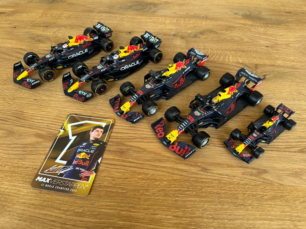 5 Red Bull Formule 1 raceauto’s F1 Max Verstappen NIEUW F1, Ophalen, Zo goed als nieuw, Formule 1
