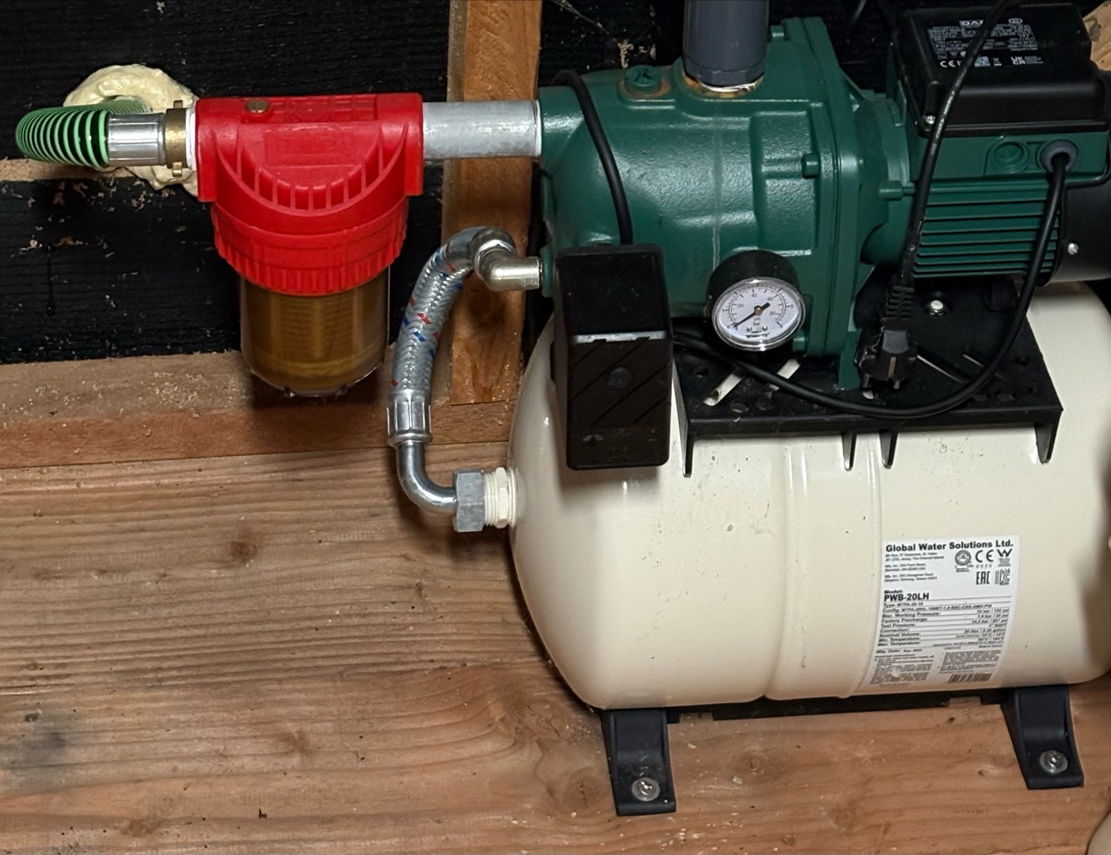 Dab Hydrofoorpomp met filter - Zo goed als nieuw, Ophalen, Zo goed als nieuw, Elektrisch, Hydrofoorpomp