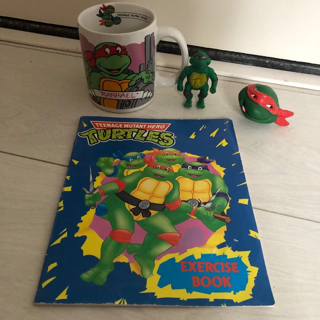 Vintage Ninja Turtles spulletjes, Ophalen of Verzenden, Zo goed als nieuw