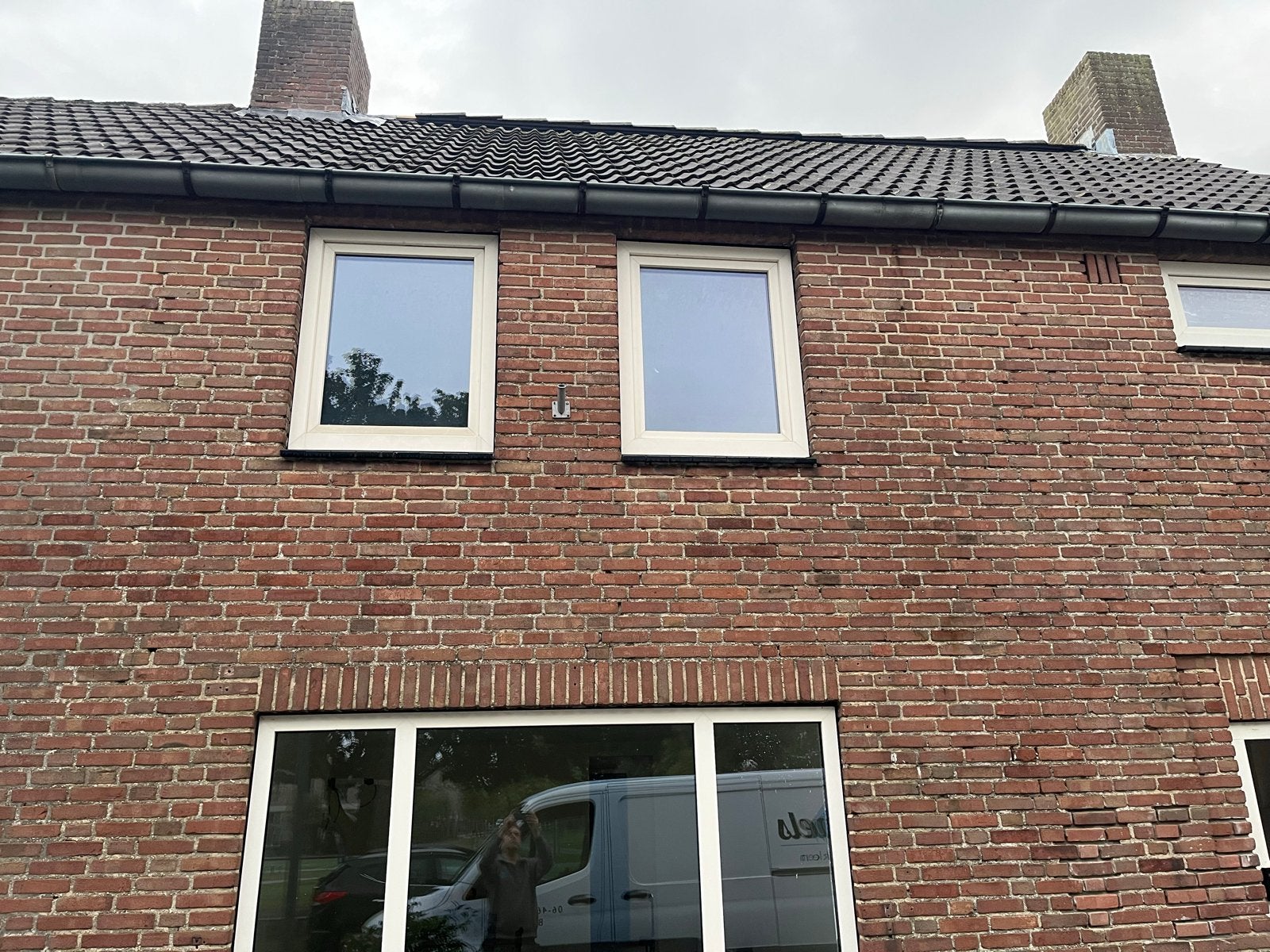 Kozijnen met dubbel glas: vast, kiep/kantel en klapraam, Ophalen, Kunststof, Gebruikt, 150 tot 225 cm