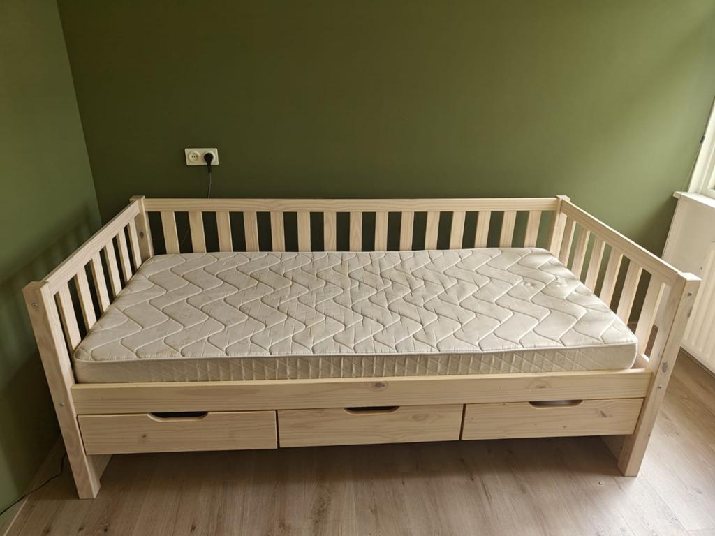 Vipack Fritz kajuitbed met lades, Kinderen en Baby's, Kinderkamer | Bedden, Ophalen, Gebruikt, 70 tot 85 cm, Minder dan 140 cm