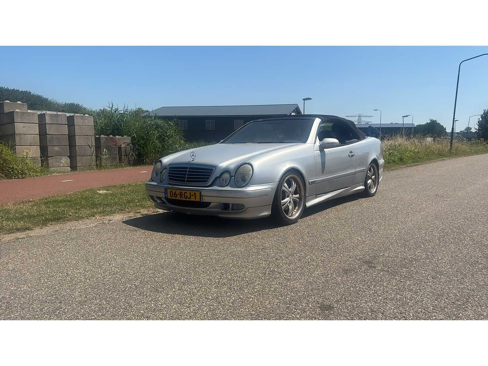 Mercedes-Benz CLK-klasse Cabrio 200 K. Avantgarde 2003 | 06-, Auto's, Automaat, 1998 cc, Achterwielaandrijving, Gebruikt