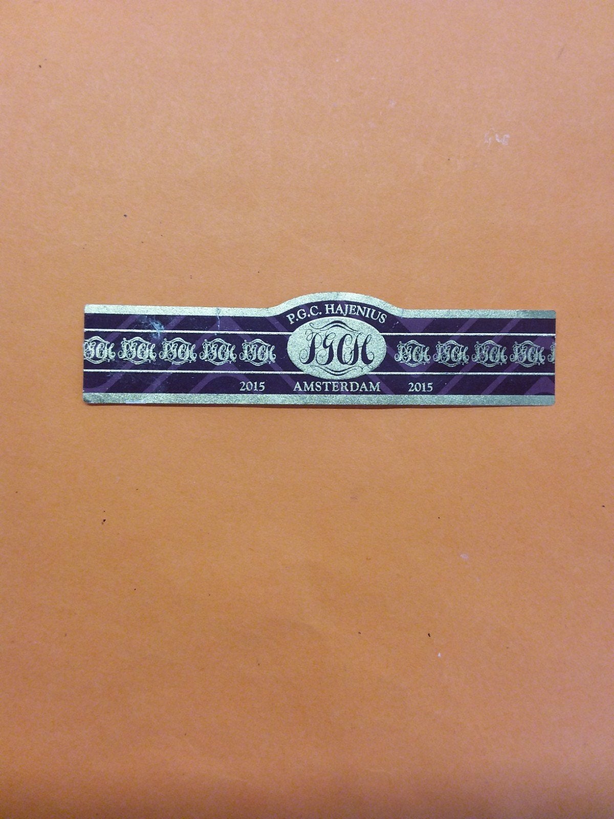 j-heringa Sigarenbandjes Hajenius 16, Verzamelen, Ophalen of Verzenden, Gebruikt, Sigarenbandjes