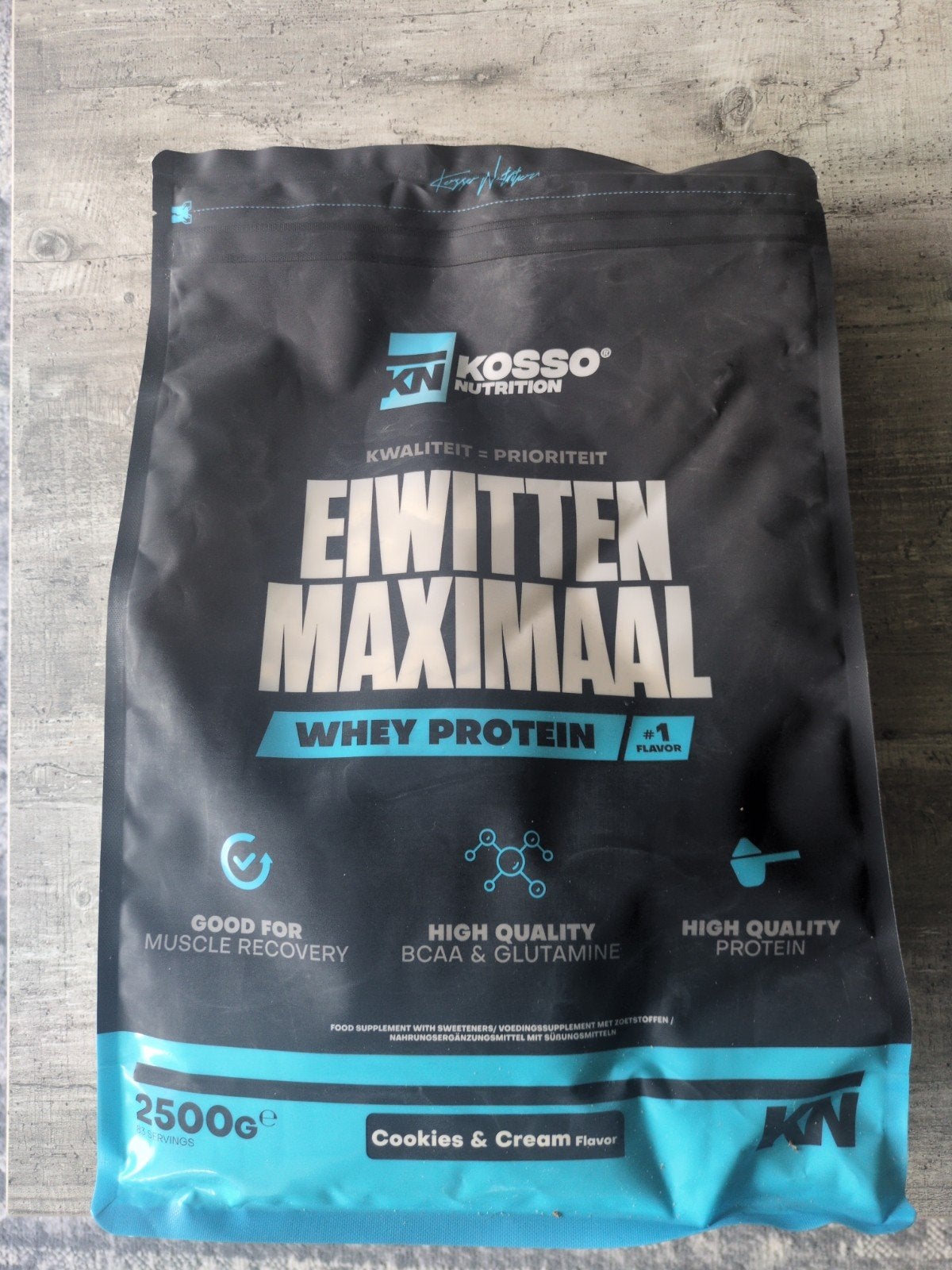 Kosso Nutrition Eiwitten Maximaal Whey Protein 2.5KG NIEUW, Ophalen of Verzenden, Zo goed als nieuw, Poeder of Drank