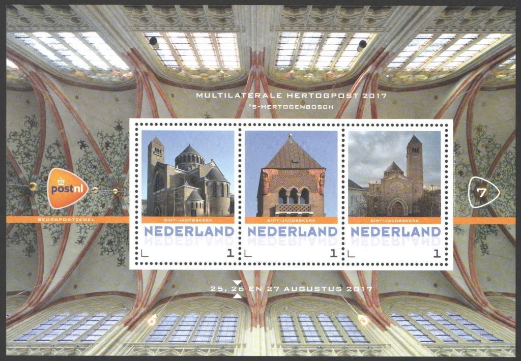 Postzegels Multilaterale Hertogpost 2017 (7), Postzegels en Munten, Ophalen of Verzenden, Na 1940, Postfris