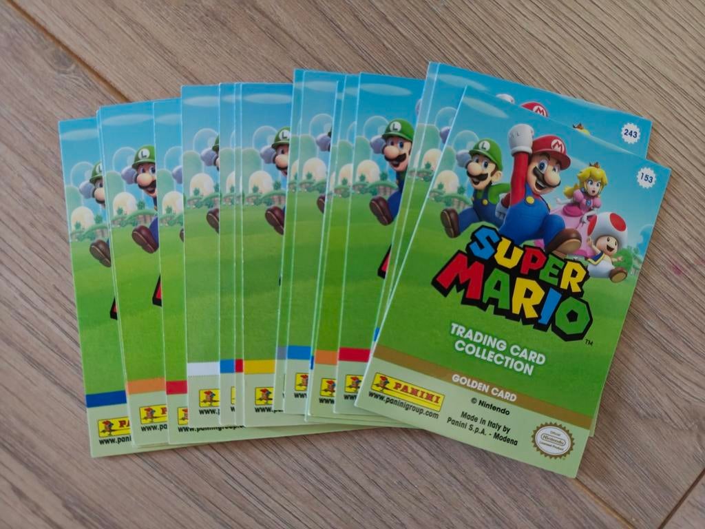Verzamelkaart Super Mario, Ophalen, Zo goed als nieuw, Meerdere kaarten