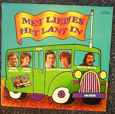 Met Liedjes Het Land In – Diverse Artiesten 1970 LP2299, LP, Gebruikt, Pop, Ophalen of Verzenden
