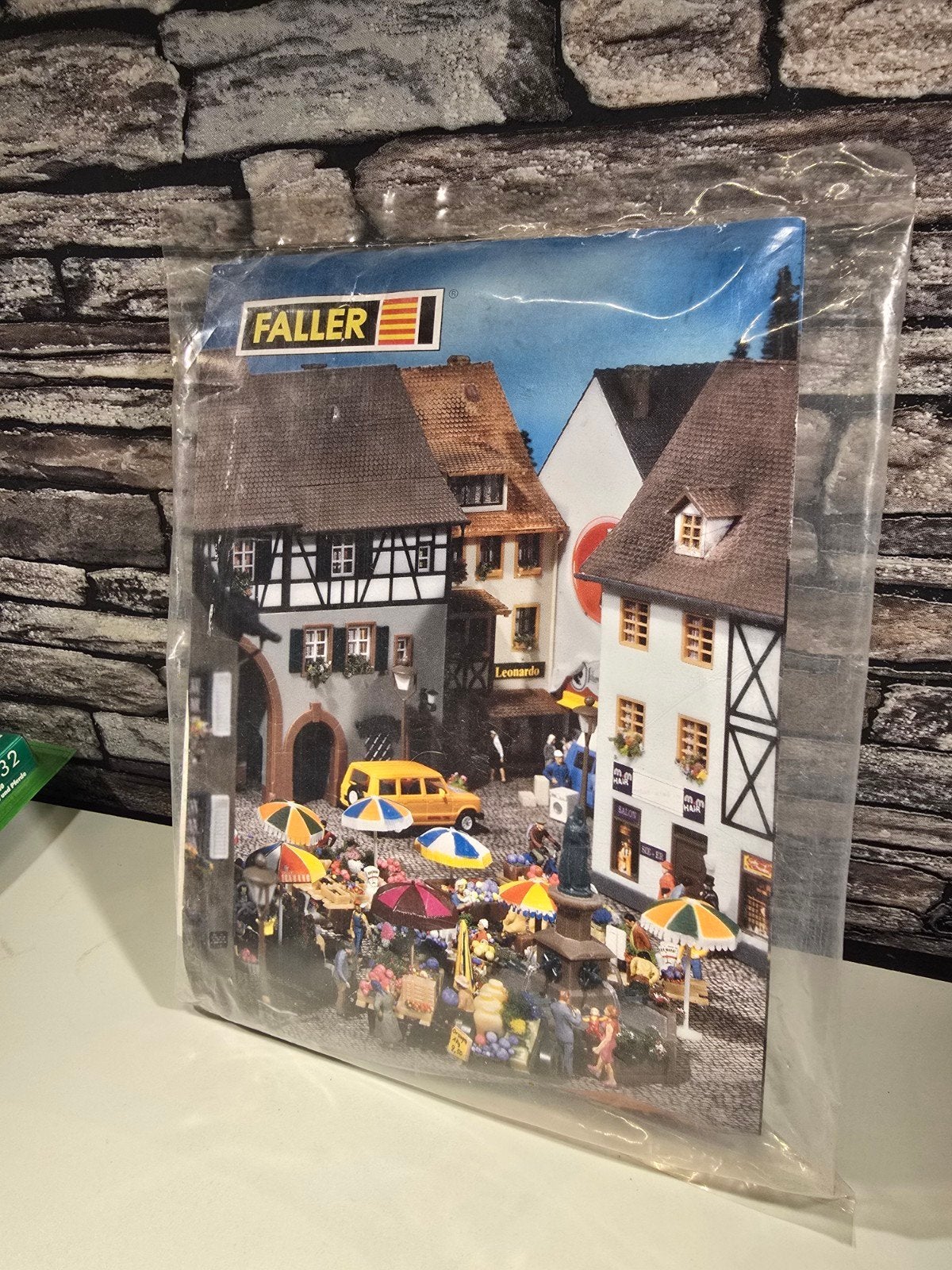Faller markt scenery marktkramen N spoor trein 1:160, Overige merken, Gelijkstroom of Wisselstroom, Brug, Tunnel of Gebouw, Nieuw