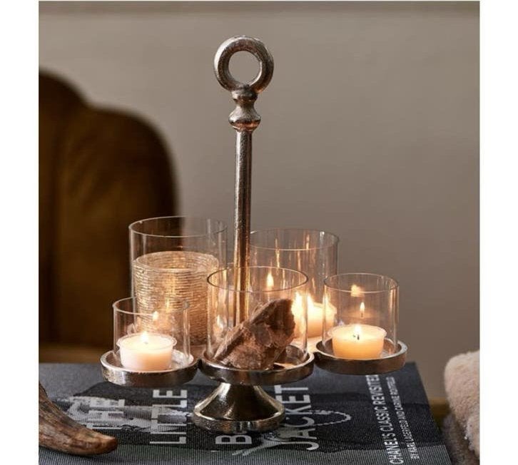 Riviera maison hurricane candles, Ophalen of Verzenden, Zo goed als nieuw