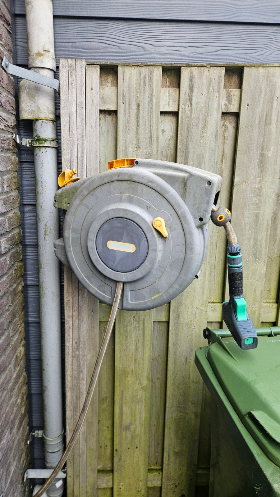 Tuinslanghaspel 20 meter, Tuin en Terras, Ophalen, Gebruikt, Tuinslanghaspel