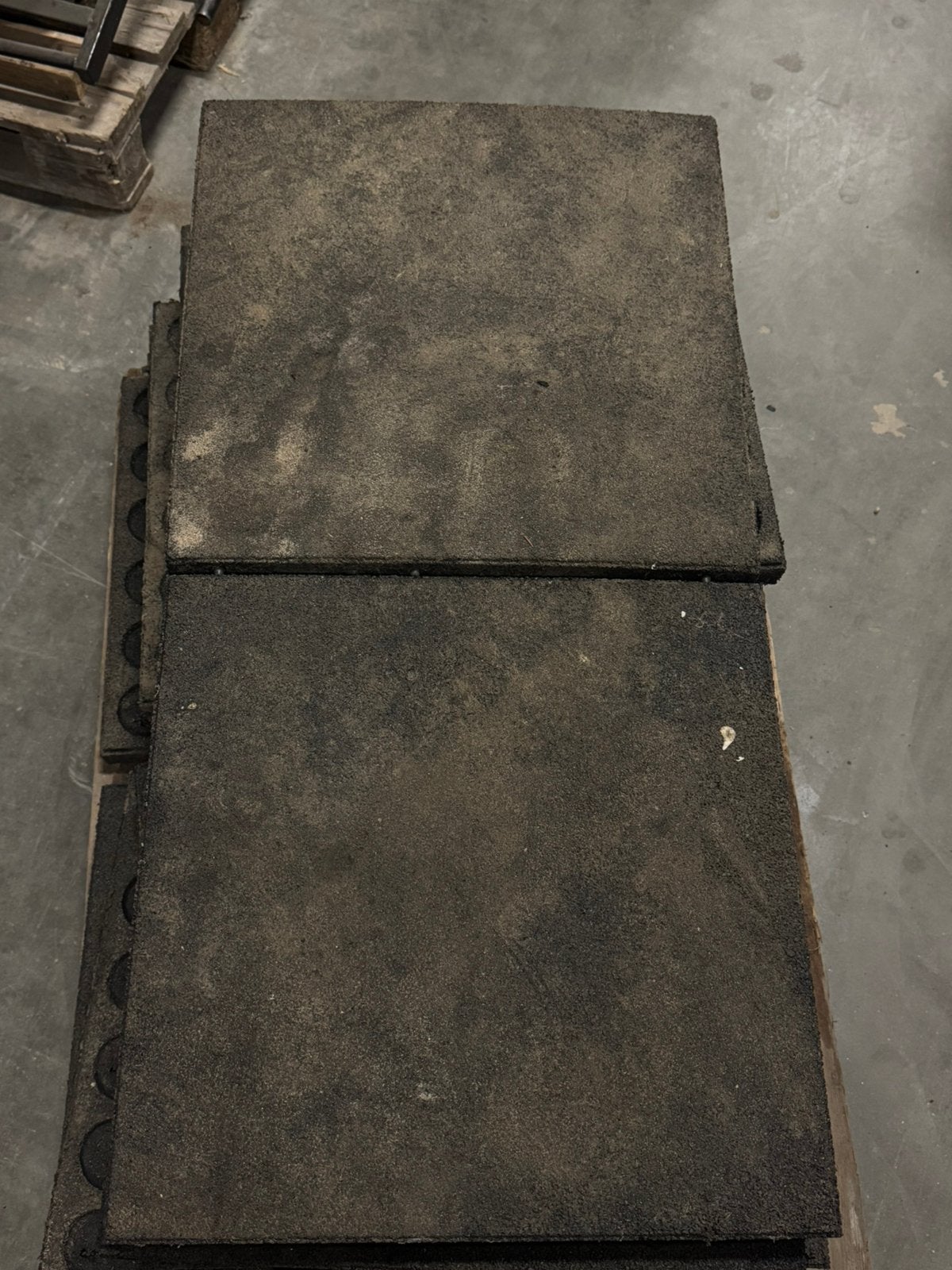 Partij Rubberen Tegels 50x50x4 cm – [20] stuks, Tuin en Terras, Terrasdelen en Vlonders, Ophalen, Zo goed als nieuw