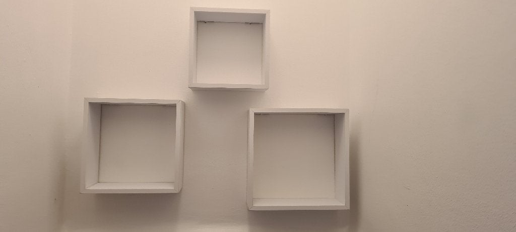 3 decoratieve wandrekken, Ophalen of Verzenden, Gebruikt