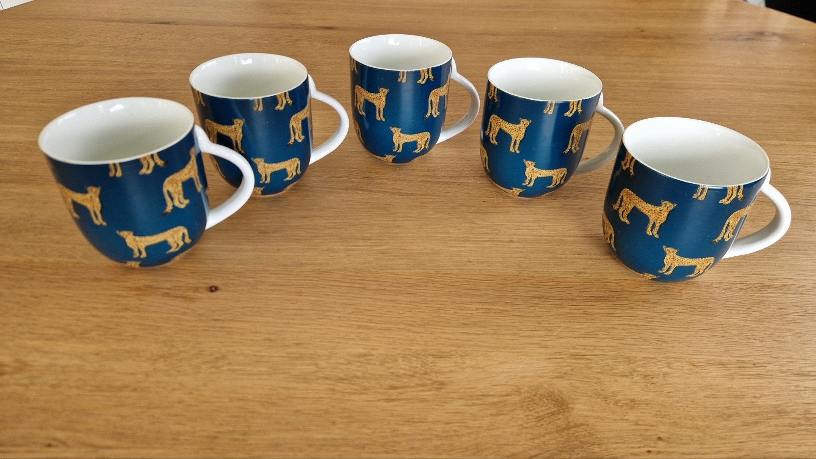 5 Mokken Fabienne Chapot - 9x10 cm - Uitstekende staat, Ophalen of Verzenden, Zo goed als nieuw