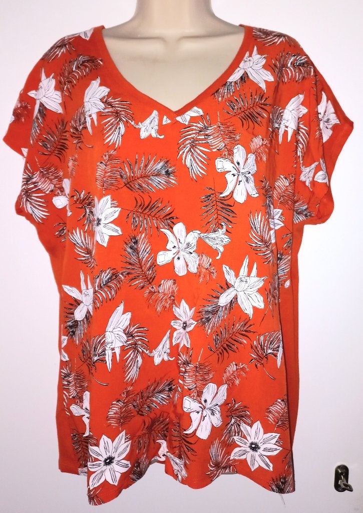 Zomer top maat 44/46, Ophalen of Verzenden, Zo goed als nieuw, Oranje, Shirt of Top