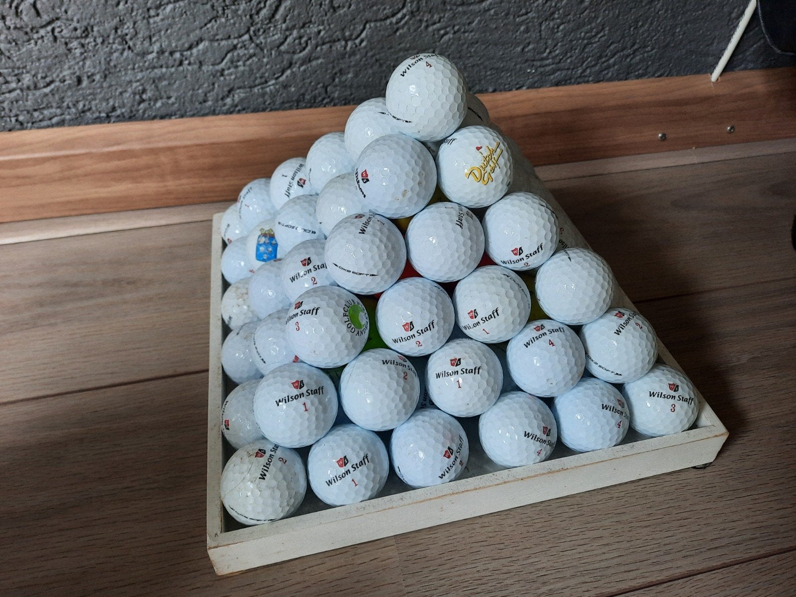 91 Wilson DX2 soft golfballen, Sport en Fitness, Golf, Ophalen, Gebruikt, Bal(len), Overige merken