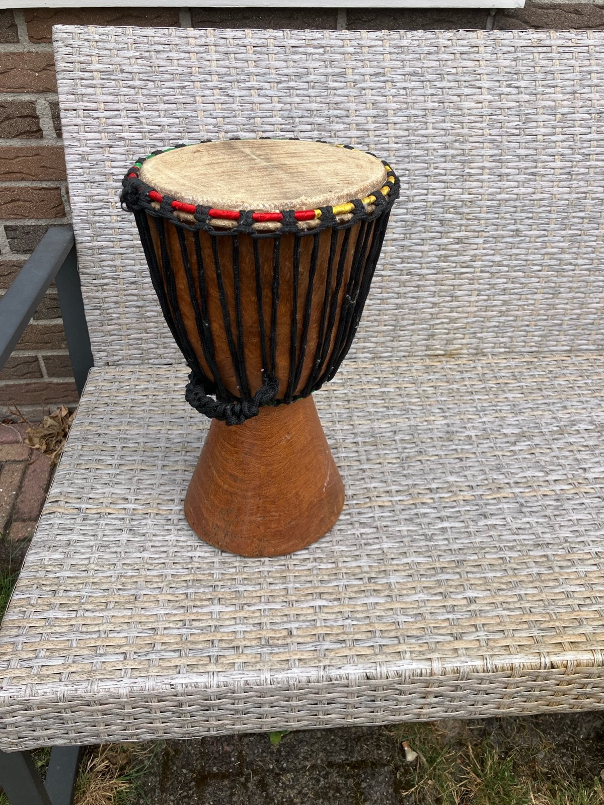 Mooie handgemaakte djembe - Afrikaanse trommel, Ophalen, Gebruikt, Trommel
