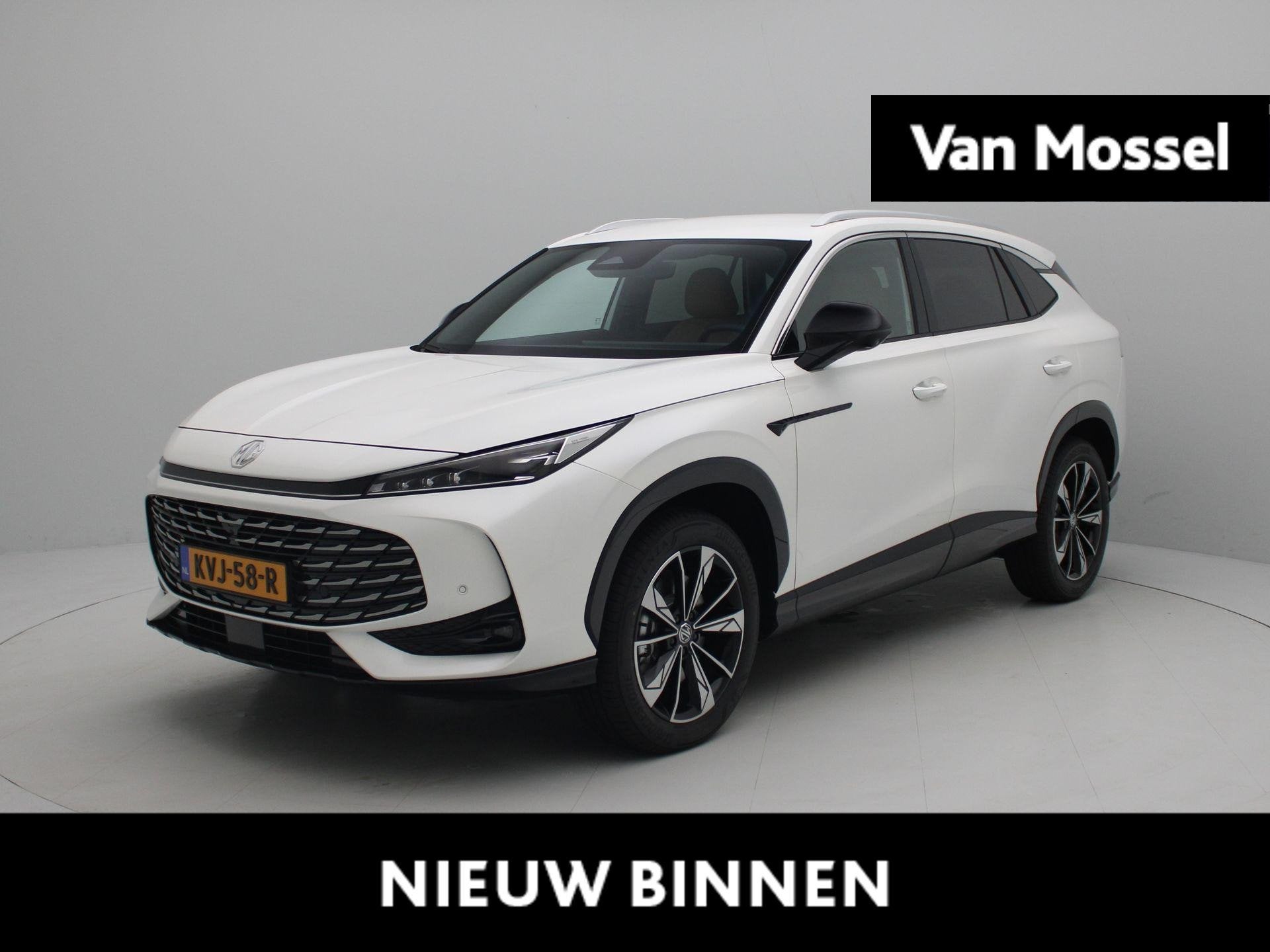MG HS 1.5 Hybrid+ Aut. Luxury | Demo | Bruin Interieur | Nav, 12 maanden, Gebruikt, 4 cilinders, Wit