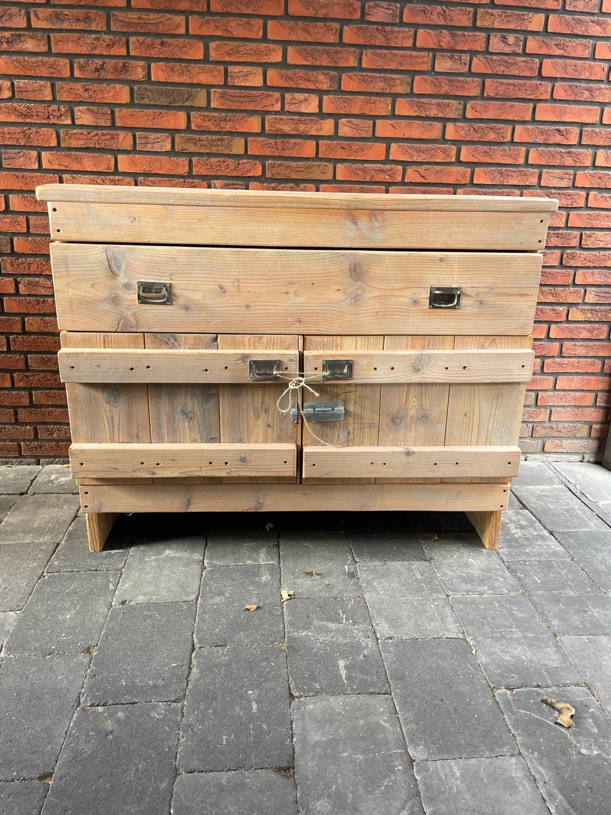 Steigerhouten commode/kast - 58x115x92 cm, Ophalen, Gebruikt