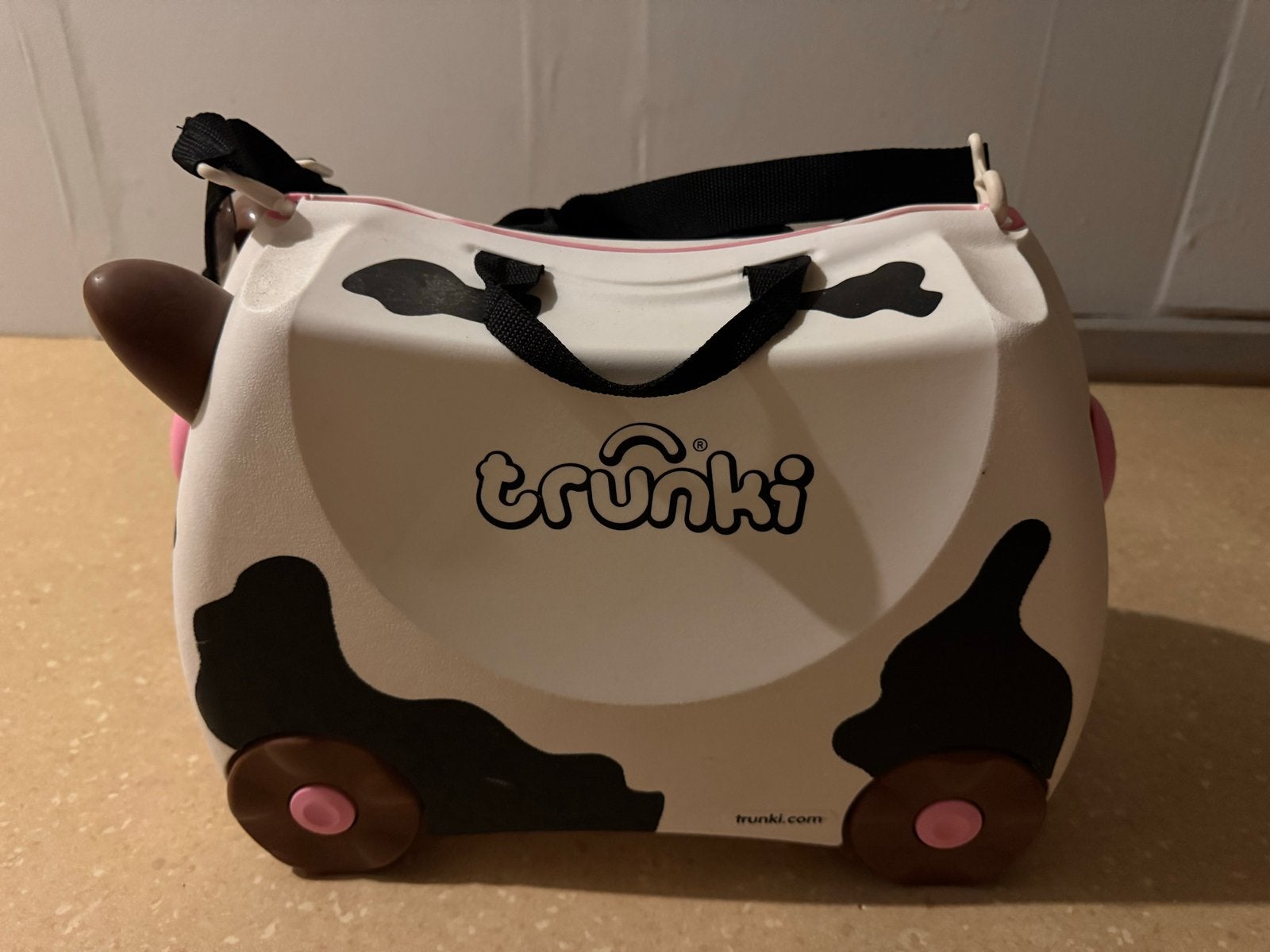 Trunki Kinderkoffer Koe - Handige Reisgenoot, Ophalen, Gebruikt
