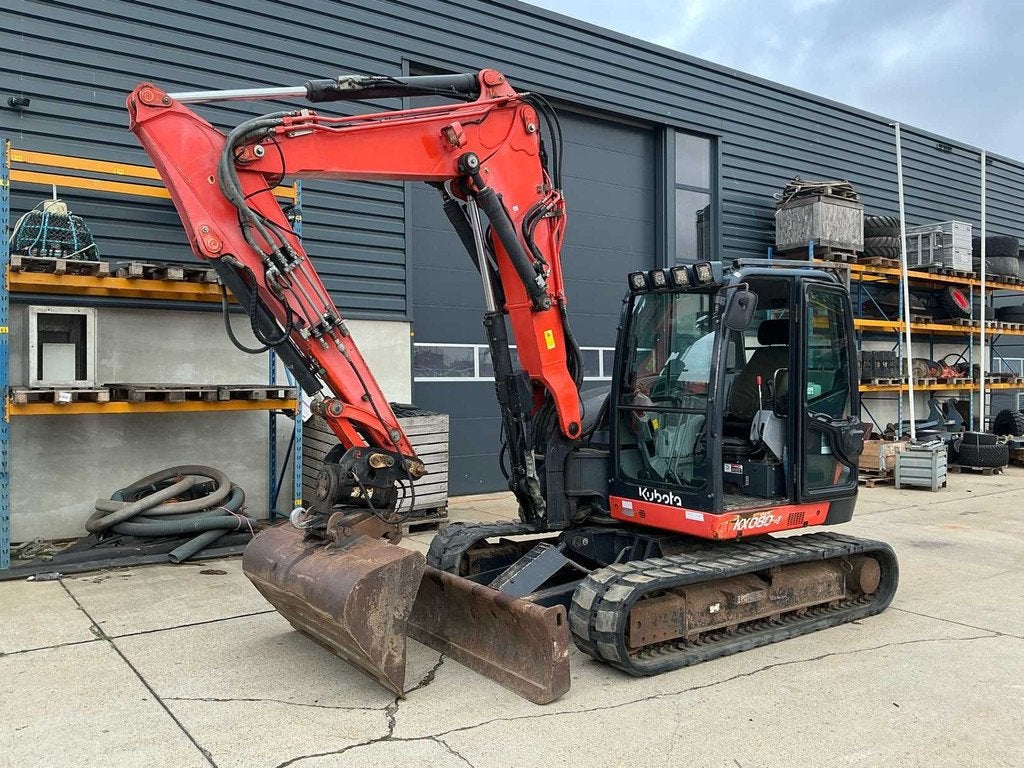 2014 Kubota KX080-4 Rupsgraafmachine, Graafmachine