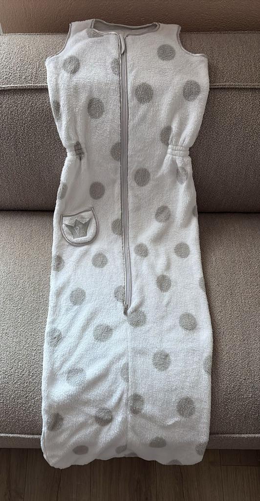 Puckababy The Bag Kidz Slaapzak 130cm - Wit met stippen, Kinderen en Baby's, Dekens, Slaapzakjes en Inbakerproducten, Ophalen of Verzenden