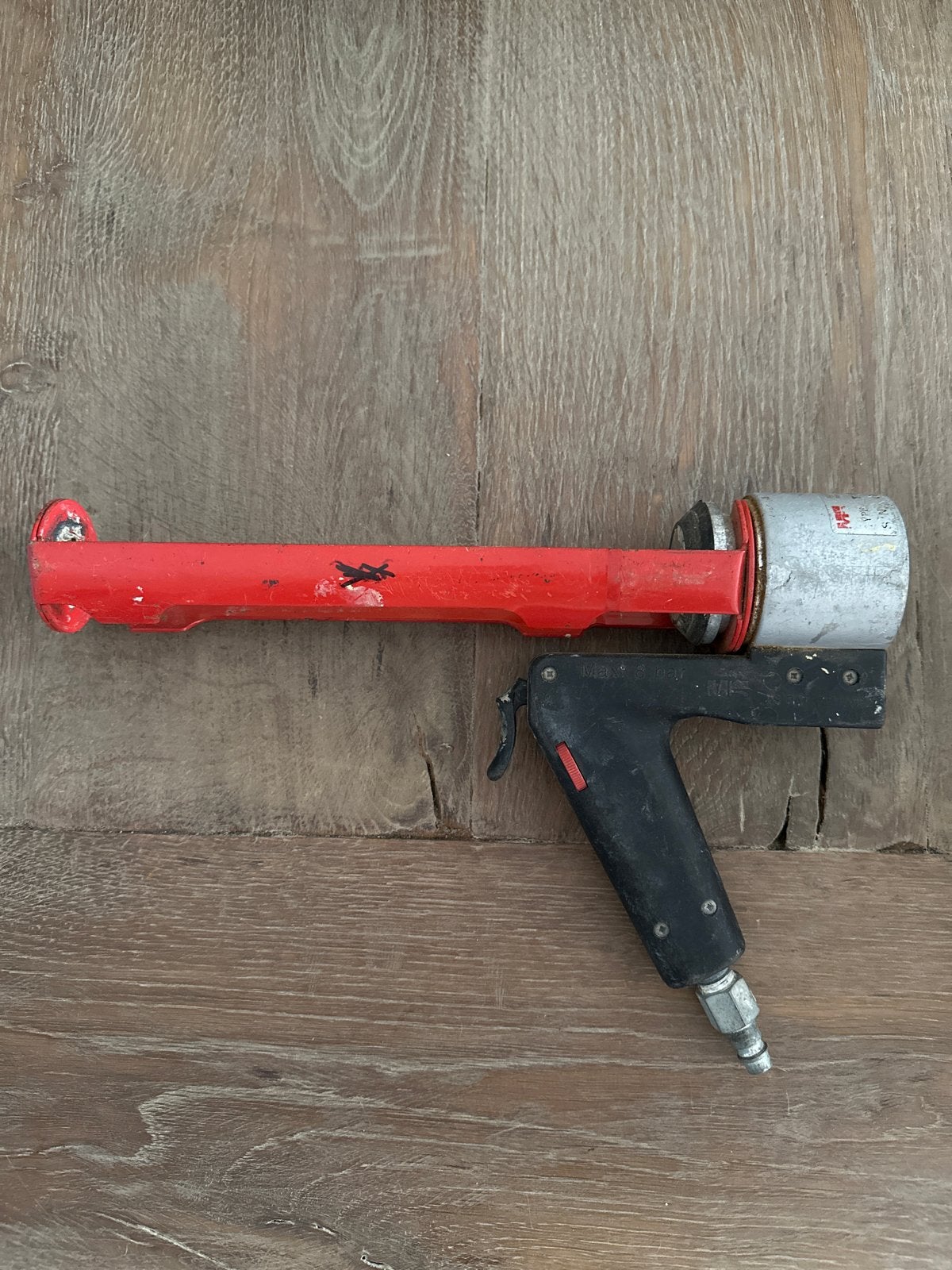 Kitpistool T16UX op lucht 200566, Doe-het-zelf en Verbouw, Gereedschap | Handgereedschap, Ophalen of Verzenden, Gebruikt, Kitspuit