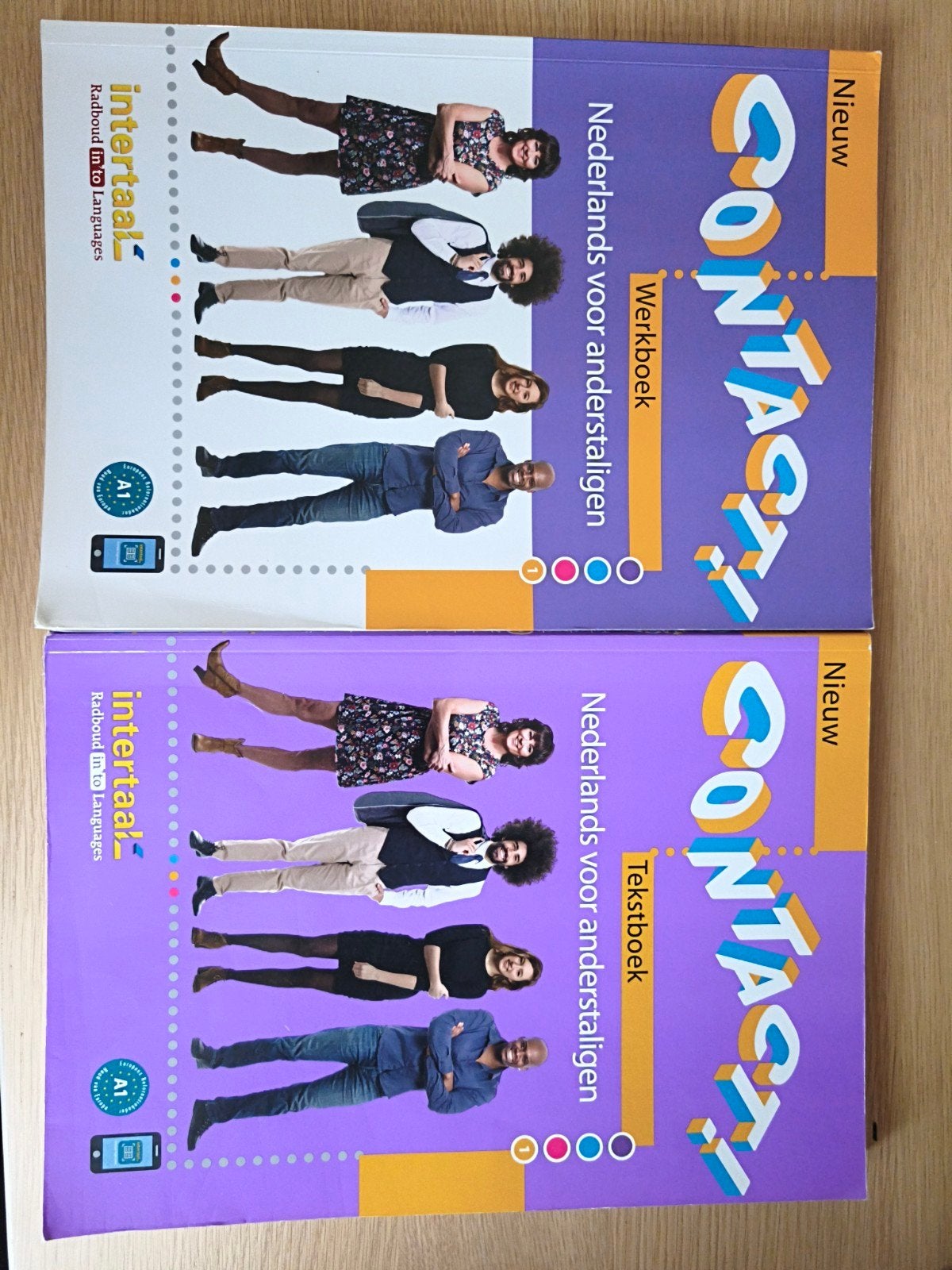 Contact! Nieuw A1 - Tekstboek en Werkboek Nederlands, Boeken, Non-fictie, Nederlands, Zo goed als nieuw, Ophalen