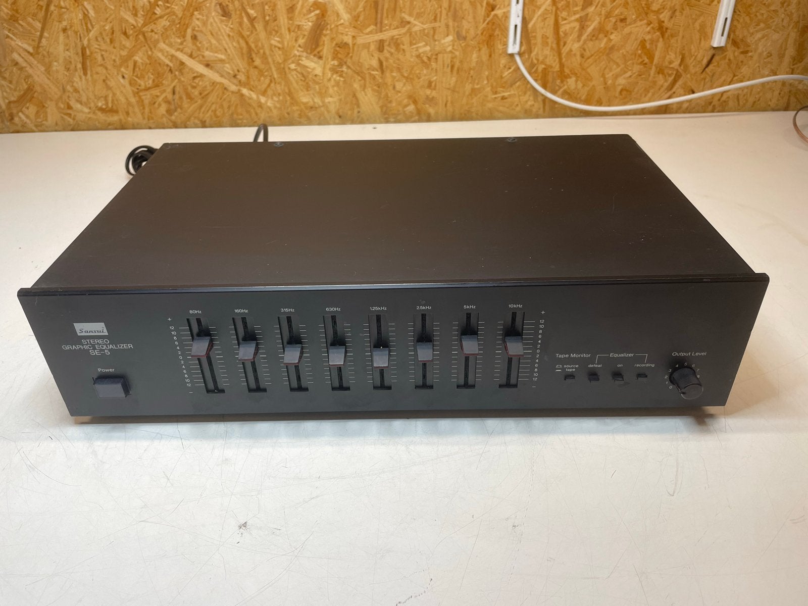 Sansui SE-5 Stereo Grafische Equalizer met garantie, Muziek en Instrumenten, Effecten, Sansui, Ophalen of Verzenden, ...., Equalizer