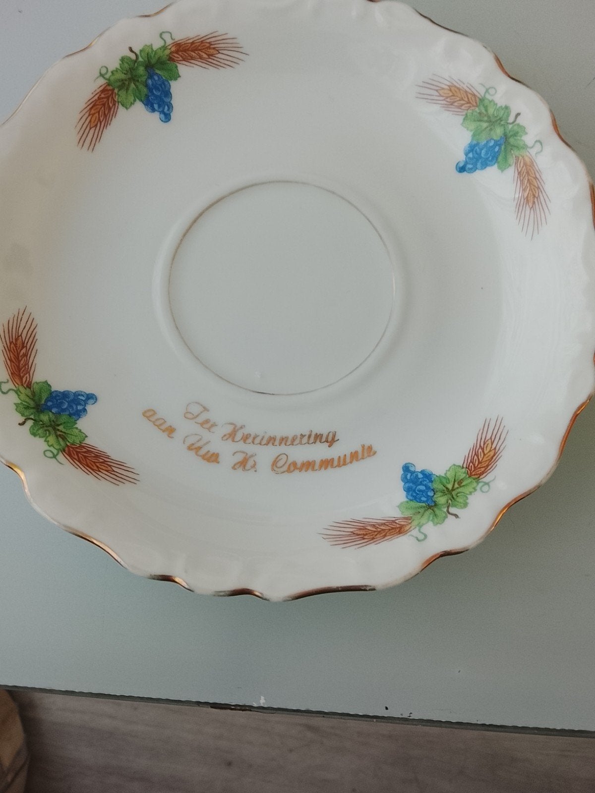 Vintage Karolina schotel - Eerste Communie, Ophalen of Verzenden