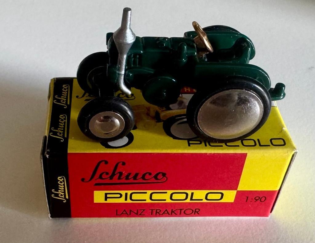 Schuco Piccolo - Lanz Bulldog (groen) - 1/90, Ophalen of Verzenden, Zo goed als nieuw, Hijskraan, Tractor of Landbouw, Schuco