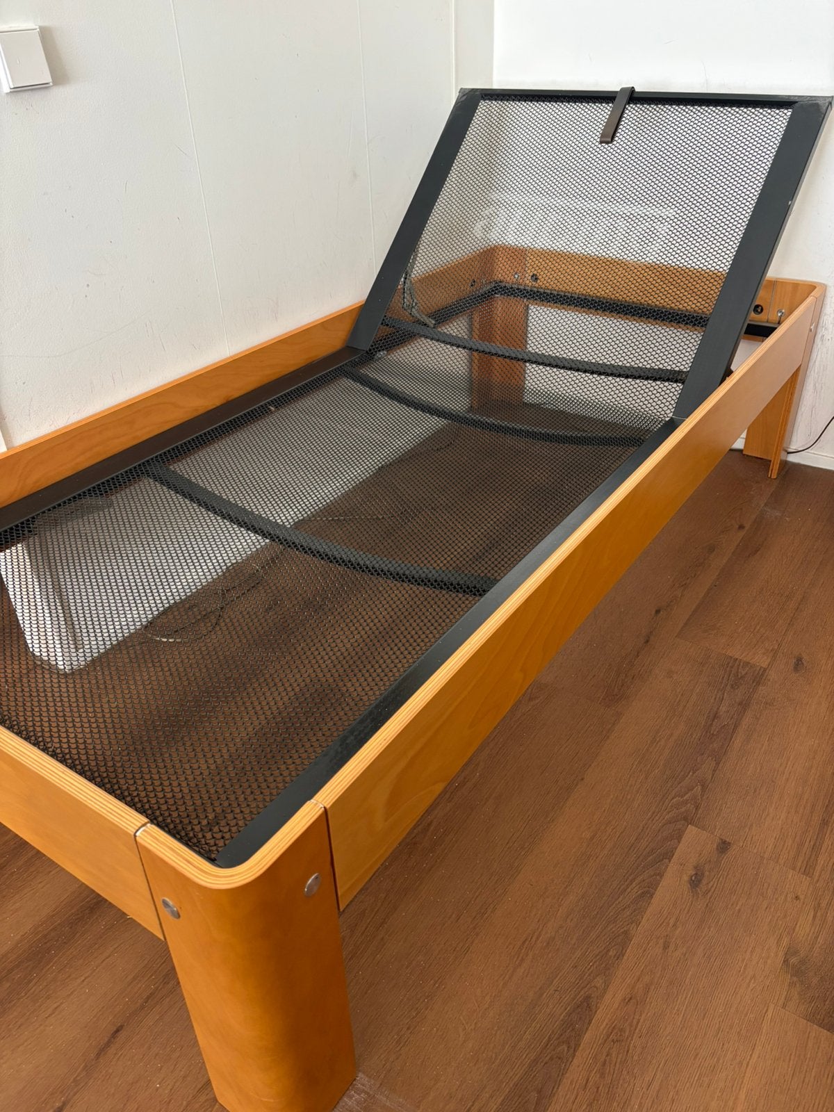Auping bed voor senioren extra hoog 90x200, Ophalen, 90 cm, Eenpersoons, Zo goed als nieuw