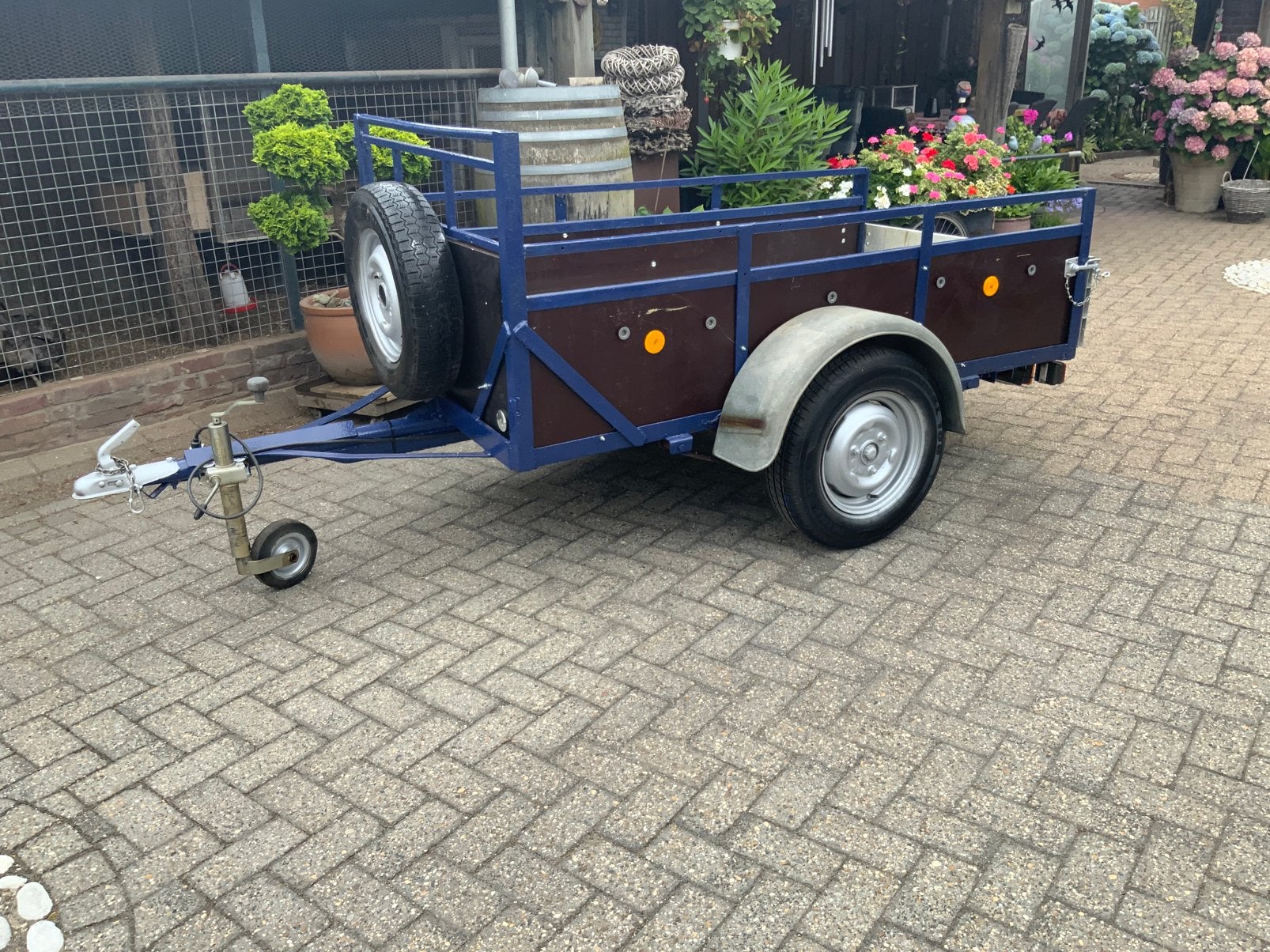 Aanhanger afm. 260x115, 205x115cm, Auto diversen, Aanhangers en Bagagewagens, Ophalen, Zo goed als nieuw