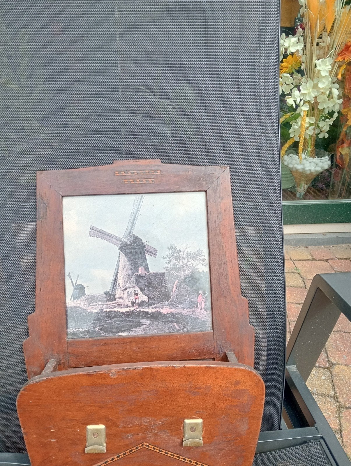 Vintage houten post- en krantenbak voor aan de muur, Huis en Inrichting, Woonaccessoires | Krantenbakken en Lectuurbakken, Ophalen of Verzenden