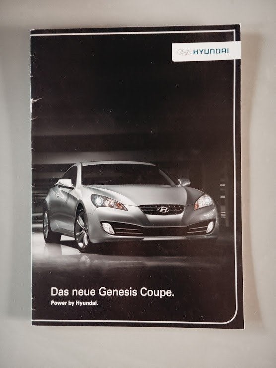Das Neue Hyundai Genesis Coupe 11 / 2010 20 pag. Duits, Verzenden, Zo goed als nieuw, Overige merken