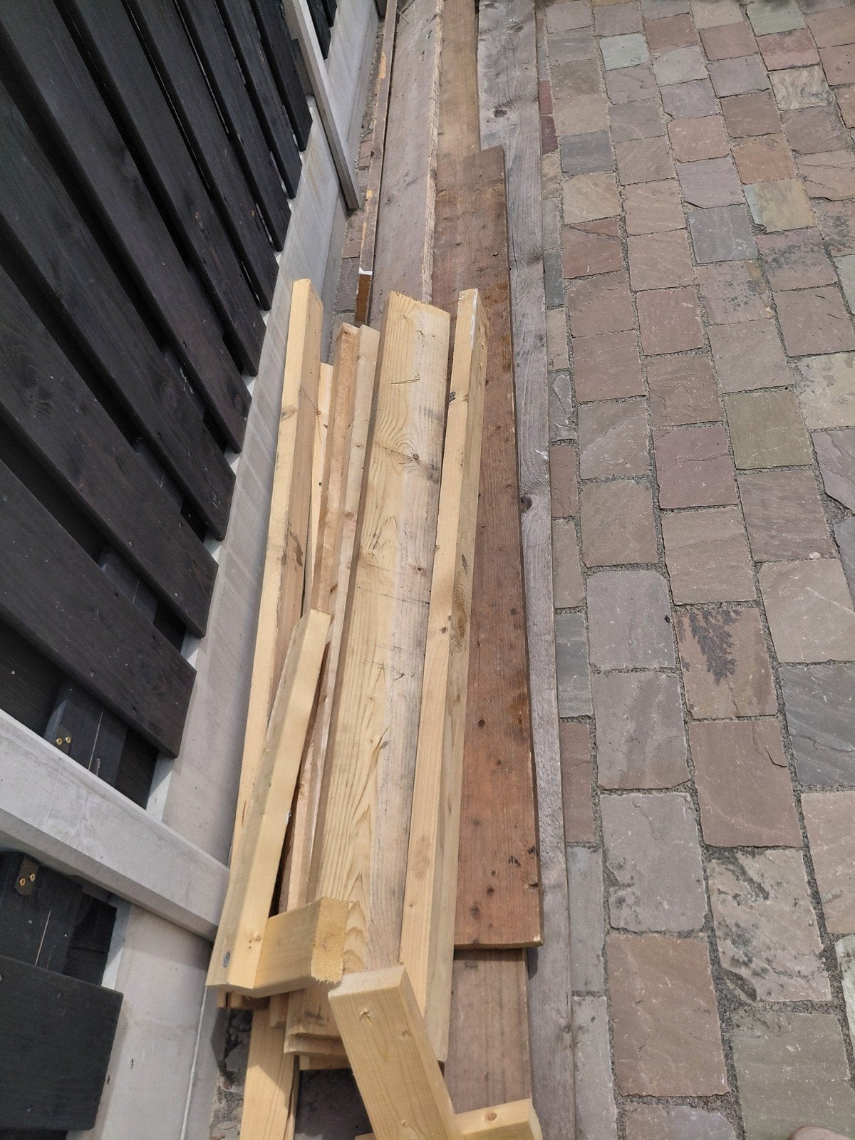 GRATIS Houten planken, balken af te halen, Tuin en Terras, Ophalen, 250 cm of meer, Balken