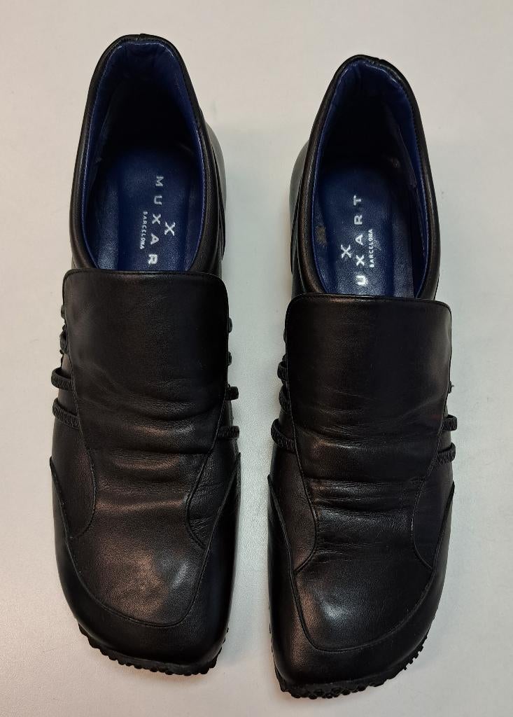Muxart nieuw zwart leren schoenen instappers noppen 39 42932, Kleding | Dames, Schoenen, Muxart, ., Nieuw, Ophalen of Verzenden