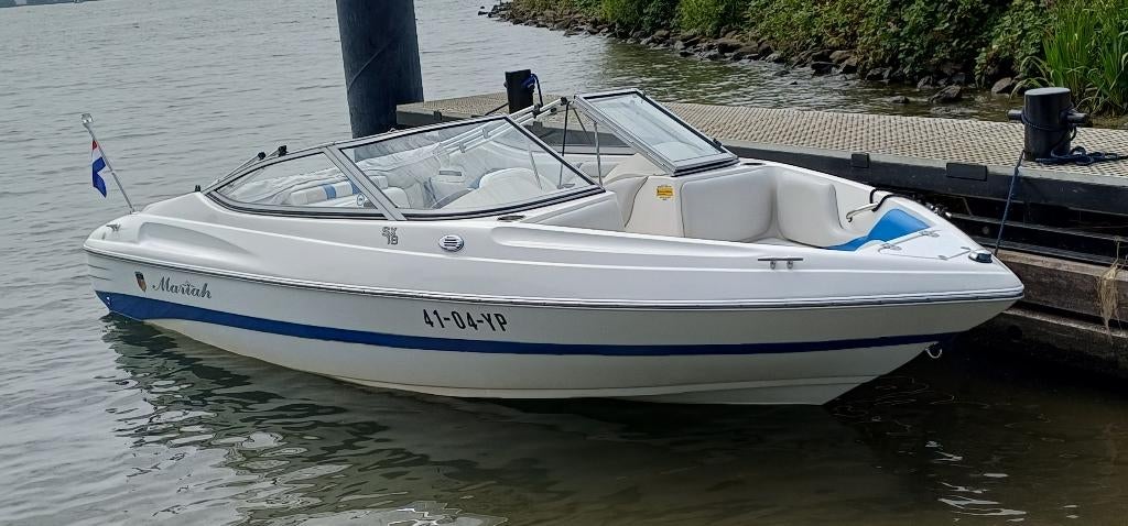 Mariah SX18 Bowrider (2010) + geremde trailer / complete set, Watersport en Boten, Ophalen, Gebruikt, Binnenboordmotor, 120 tot 200 pk