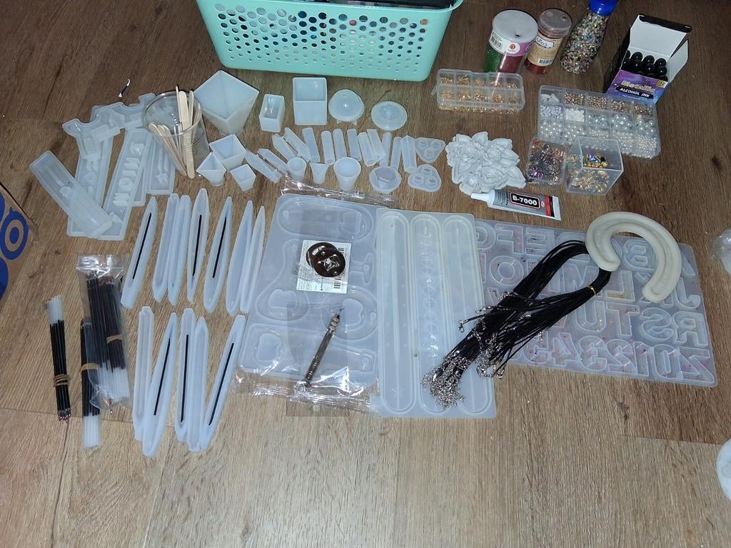 Groot Epoxy Mallen & Accessoires Pakket - Sieraden & DIY, Ophalen of Verzenden, Nieuw