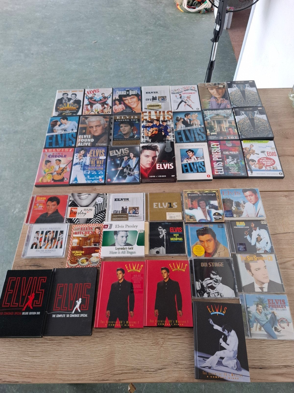 Grote collectie Elvis Presley DVD's en CD's, Cd's en Dvd's, Alle leeftijden, Ophalen of Verzenden, Gebruikt, Engels