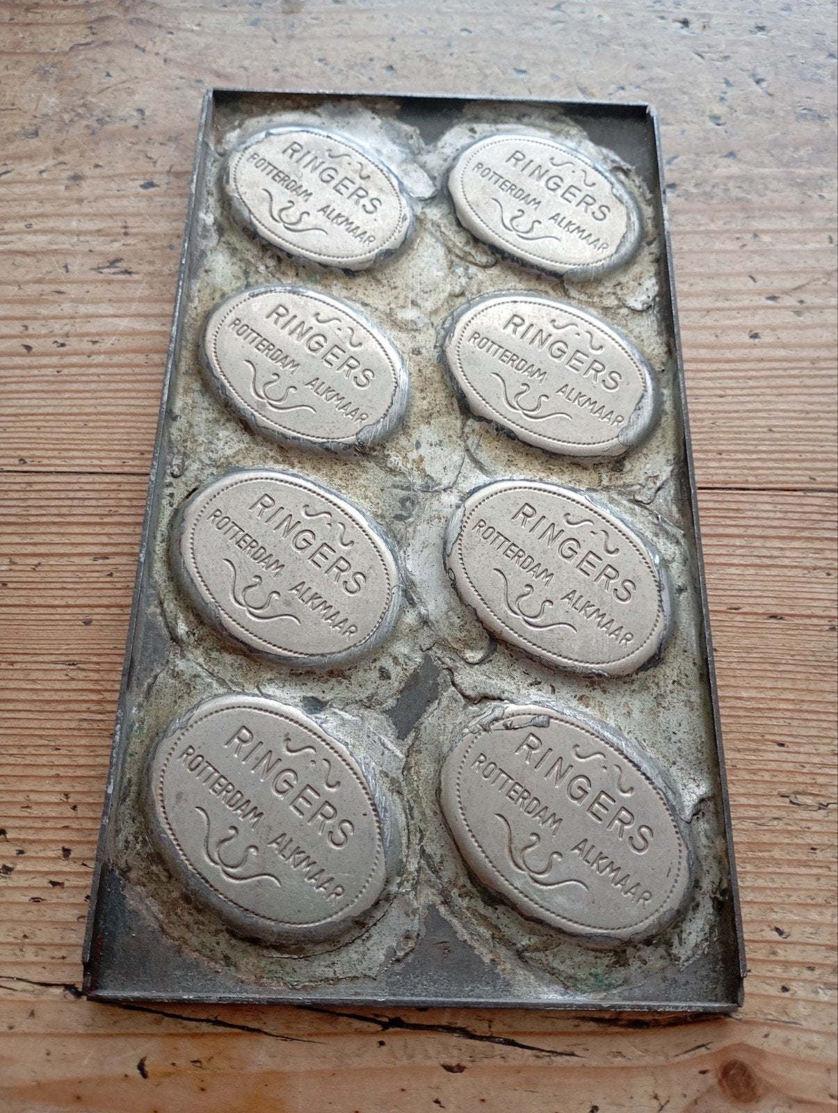 Vintage Ringers Rotterdam Alkmaar Chocolade Suikerwerk, Ophalen of Verzenden, Gebruikt, Gebruiksvoorwerp