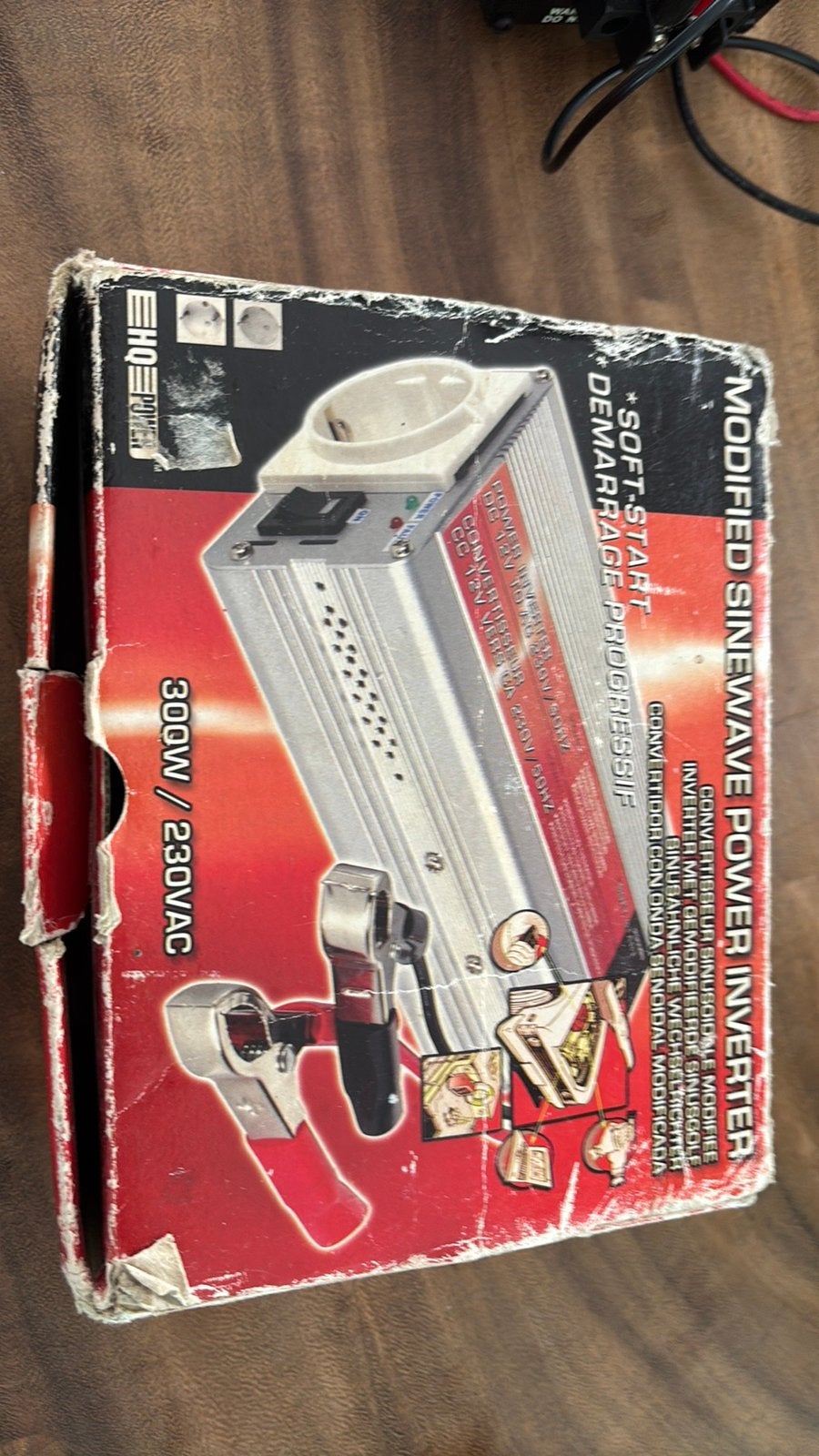Te koop power inverter/ stroom omvormer, Ophalen of Verzenden, Zo goed als nieuw