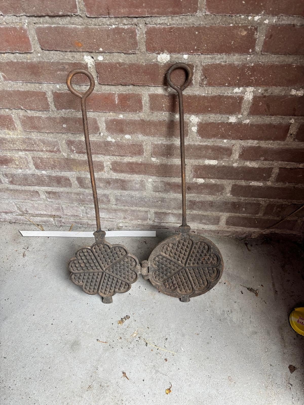 Vintage Wafelijzer, Antiek en Kunst, Ophalen
