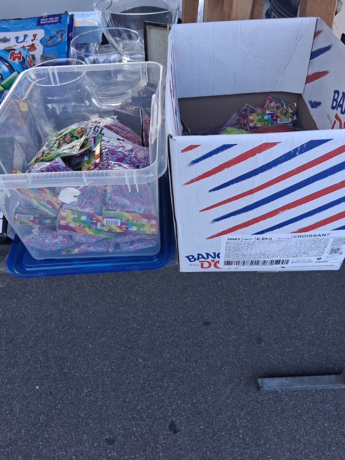 Grote partij Loom Bands elastiekjes en accessoires, Hobby en Vrije tijd, Overige thema's, Nieuw, Meerkleurig, Ophalen of Verzenden
